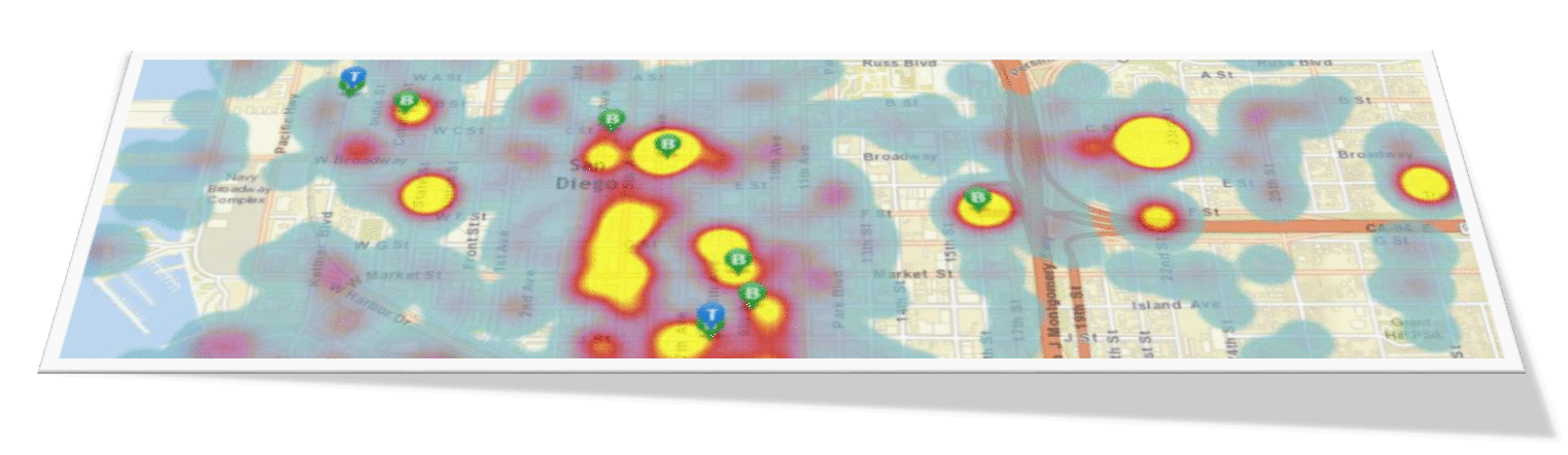 Evolution Maps Heatmap